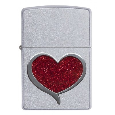 Brichetă cu benzină Zippo 29410 Glitter Heart