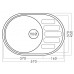 Кухонная мойка Becky 57 45 0.6 BK EPL Left