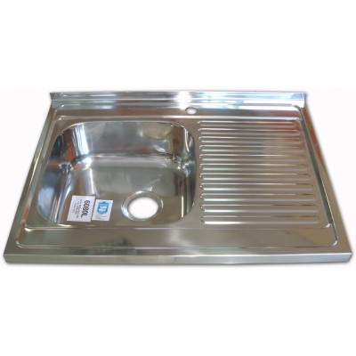 Кухонная мойка Becky 60 80 0.4 BK EPL Left