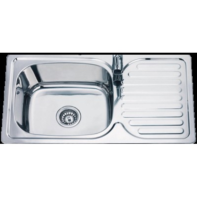 Кухонная мойка Becky 76 42 0.6 BK EPL Left