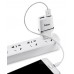 Зарядное устройство Hoco C12 White (Lightning cable)