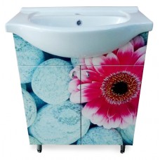 Шкаф под умывальник Aquaplus Bath Pink Gerbera 65cm