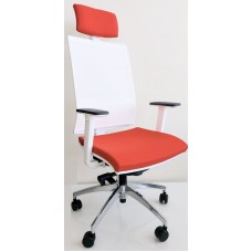 Scaun de birou Antares 1850 Syn Omnia SL PDH White/Orange