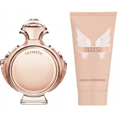 Set de parfumuri pentru ea Paco Rabanne Olympea EDP 50ml + Body Lotion 75ml