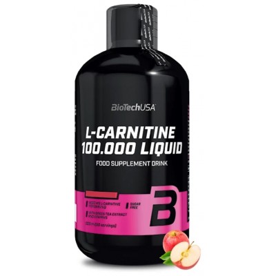 Жиросжигатель Biotech L-Carnitine 100K Liquid Apple 500ml