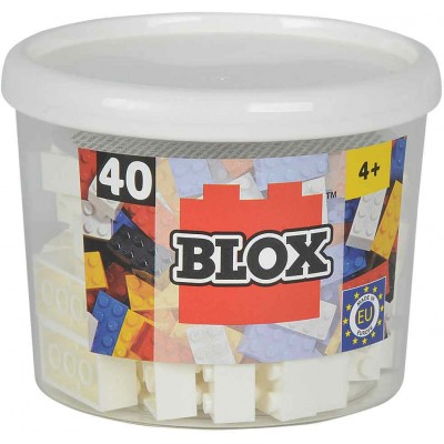 Set de construcție Simba Blox 40pcs White (411 8890)