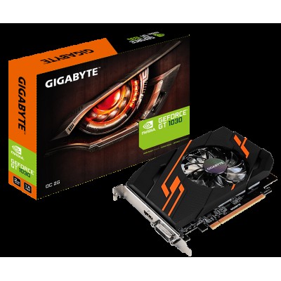 Видеокарта Gigabyte GeForce GT1030 2048M GDDR5 (GV-N1030OC-2GI)