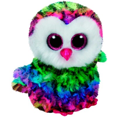 Мягкая игрушка Ty Owen Multicolor Owl 15cm (TY37221)