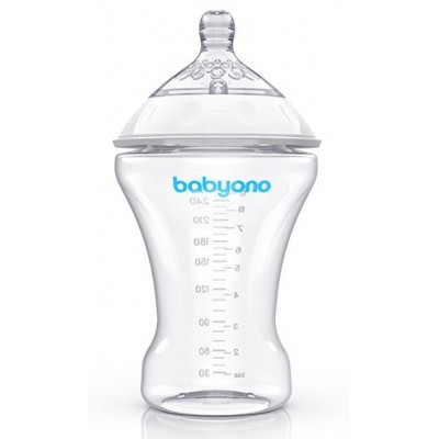 Biberon pentru bebeluș BabyOno Natural 260ml (1451)