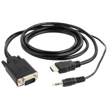 Cablu video Cablexpert A-HDMI-VGA-03-10