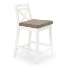 Scaun de bar Halmar Borys LOW White/Inari 23