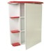 Шкаф с зеркалом Sanmaximus 600 Shelf Red