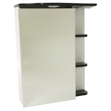 Шкаф с зеркалом Sanmaximus 600 Shelf Black