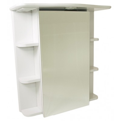 Шкаф с зеркалом Sanmaximus 700 Shelf White