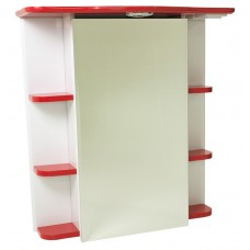 Шкаф с зеркалом Sanmaximus 700 Shelf Red