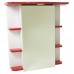 Шкаф с зеркалом Sanmaximus 700 Shelf Red