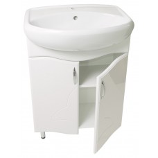 Dulap pentru lavoar Sanmaximus Argo 600 White Eco