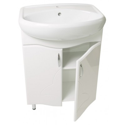 Dulap pentru lavoar Sanmaximus Argo 600 White Eco