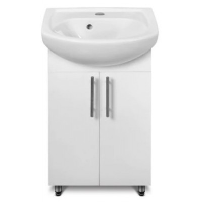 Dulap pentru lavoar Sanmaximus Dora 470 White Eco DSP