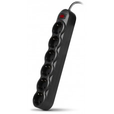 Сетевой фильтр Sven SF-06L 1.8m Black