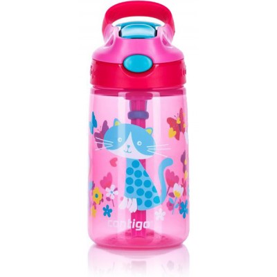 Cana cu pai Contigo Gizmo 420ml Flip Cherry Cat