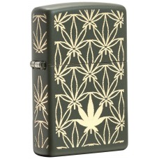 Brichetă cu benzină Zippo 29589 All Around Leaf Design Laser