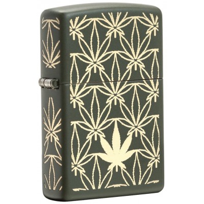 Бензиновая зажигалка Zippo 29589 All Around Leaf Design Laser