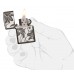 Бензиновая зажигалка Zippo 29426 Lily Black Ice