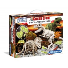 Игровой набор Clementoni Archeofun T-Rex and Triceratops (61245)