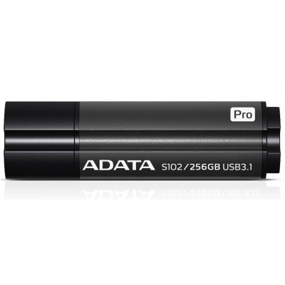 Флеш-накопитель Adata S102 Pro 256Gb Titanium-Gray