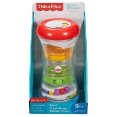 Jucărie cu sunătoare Fisher-Price Crawl Along Tumble Tower (DRG12)