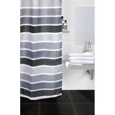 Занавеска для ванной Bathroom Solutions Black/White 180x180cm (18400)