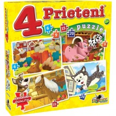 Пазл Noriel 4in1 4 Prieteni mici (NOR2464)