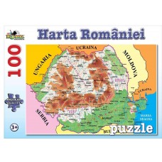 Пазл Noriel 100 Harta Romaniei (NOR4674)