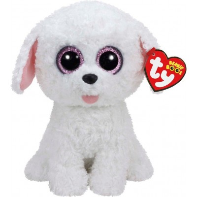 Мягкая игрушка Ty Pippie White Dog 24cm (TY37065)