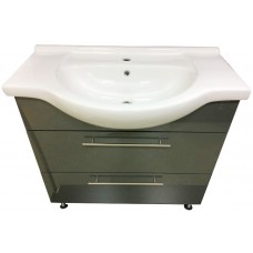 Dulap pentru lavoar Aquaplus Bath Burgas Anthracite 85cm