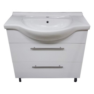 Dulap pentru lavoar Aquaplus Bath Burgas White 85cm