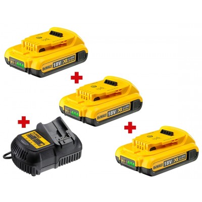 Acumulator și încărcător pentru scule electrice DeWalt DCB115P3 +Set