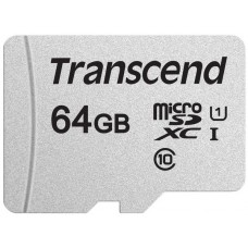 Карта памяти Transcend MicroSD 64Gb Class 10 (TS64GUSD300S)