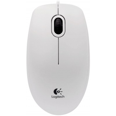 Компьютерная мышь Logitech B100 White (910-003360)