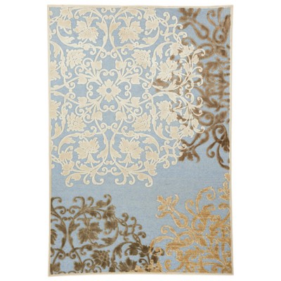 Ковёр Ecofloor Farashe (111C491310) Flower Firework Light Blue 1.60x2.30m