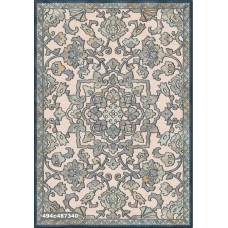 Ковёр Ecofloor Farashe (494C487340) Flower Kaleidoscope White Peach with Grey 2.00x3.00m