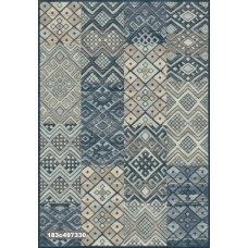 Ковёр Ecofloor Farashe (183C497330) Patchwork Ethnic Style Blue/Grey 1.60x2.30m