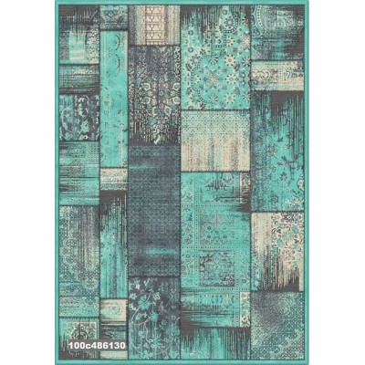 Ковёр Ecofloor Farashe (100C486130) Bright Turquoise 1.60x2.30m