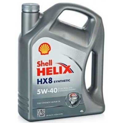 Моторное масло Shell Helix HX8 Synthetic 5W-40 4L