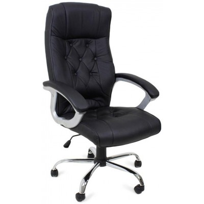 Офисное кресло Deco BX-3707 Black Leather