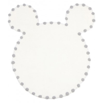 Ковёр Eko Hali Tiffany Mickey White Grey Q90cm