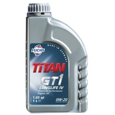 Ulei de motor Fuchs Titan GT1 LongLife IV SAE 0W-20 1L