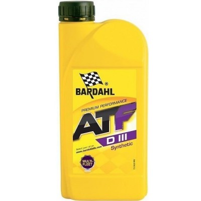 Трансмиссионное масло Bardahl ATF III 1L