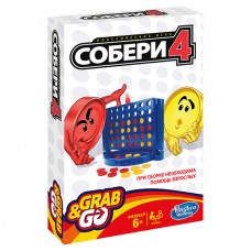 Joc educativ de masa Hasbro Conect 4 Grab and Go Game (B1000)